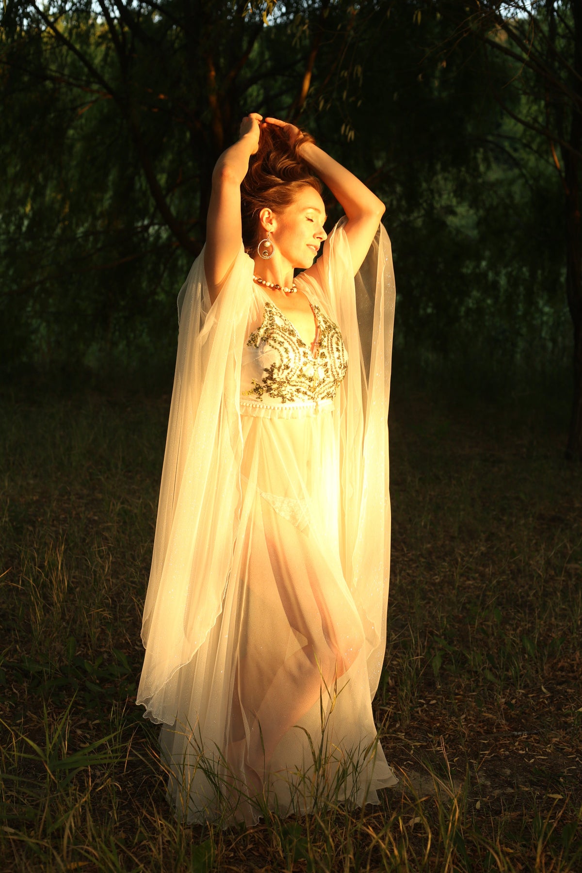 Goddess Cancer Erotic Night Robe - SAMPLE