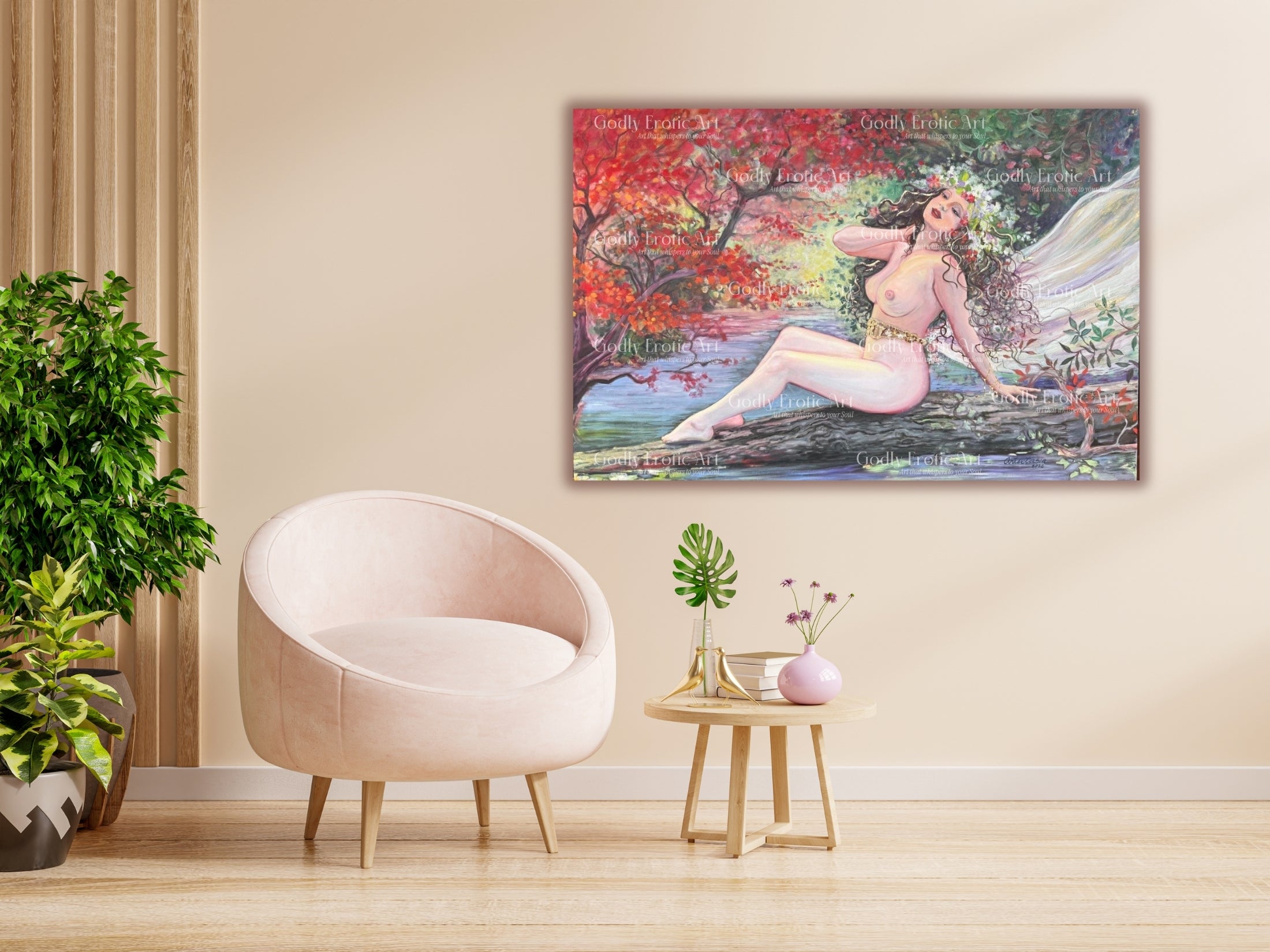 Aries Nature, print on canvas