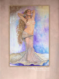 Cancer Goddess, print on canvas
