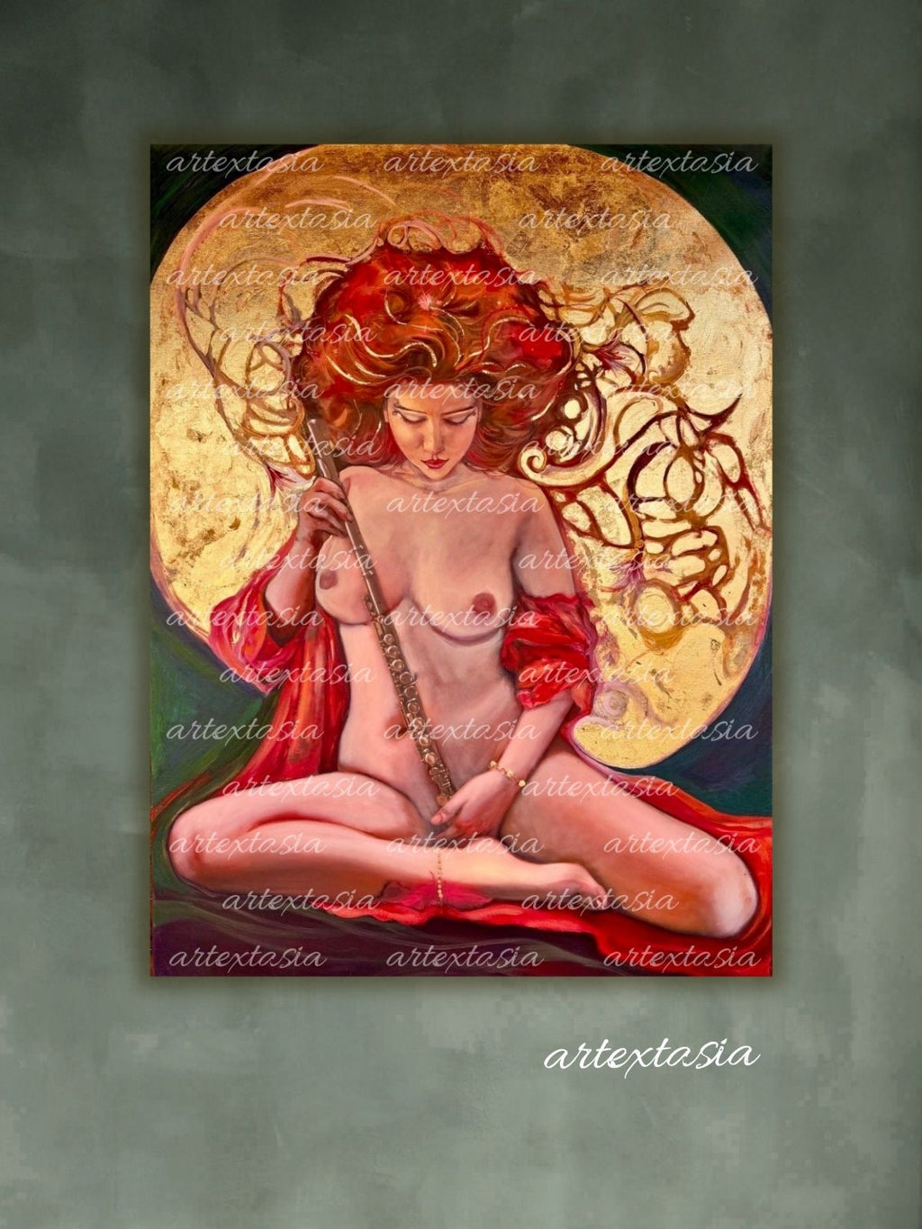 Capricorn Print on canvas