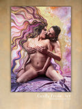 "Passion raised to its highest plane in every sublime, ardent kiss"  80x 120 cm