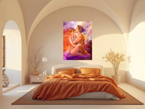 "Flames of Love" print on canvas