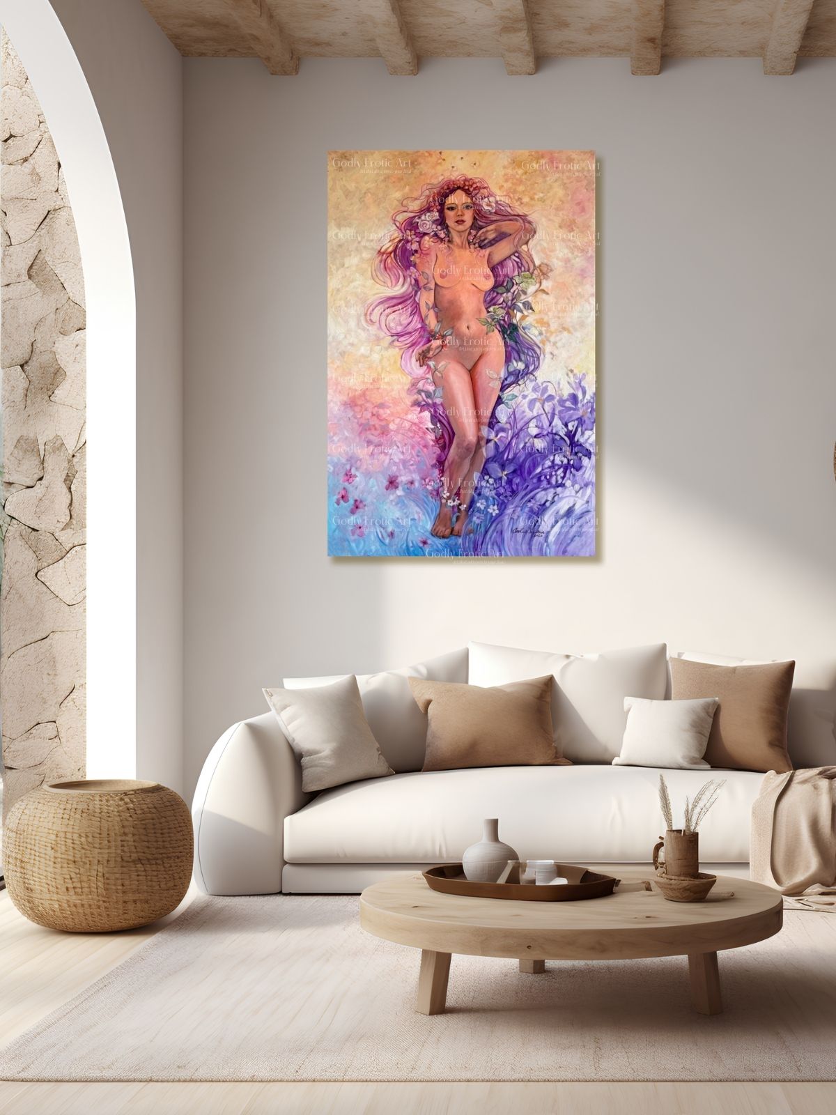 Libra Nature, original oil on canvas 80x 120 cm