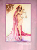 Libra , print on canvas