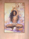 Libra Goddess, original oil on canvas 80x 120 cm