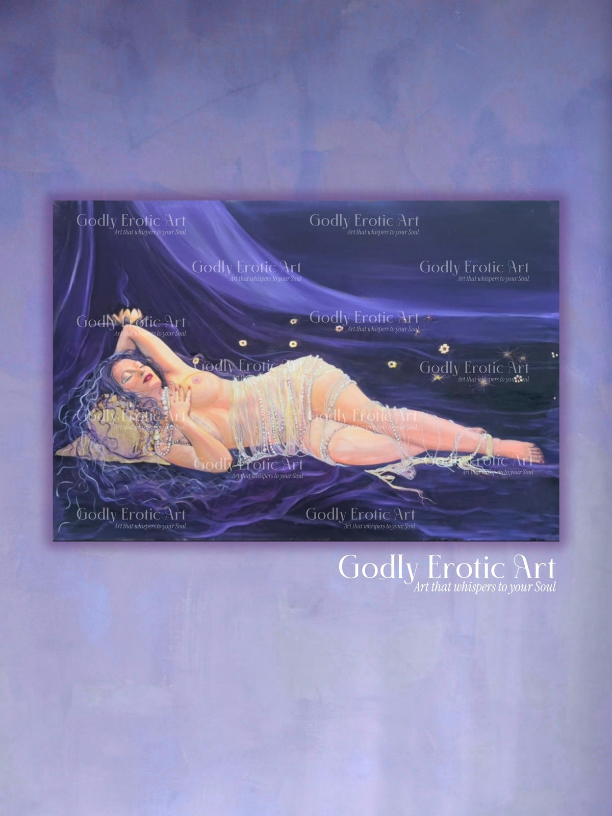 Sagittarius Goddess print on canvas