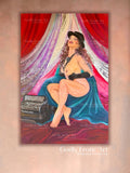 Scorpio, original oil on canvas 80x 120 cm