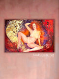Scorpio Goddess, original oil on canvas 80x 120 cm