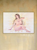Virgo Goddess, print on canvas